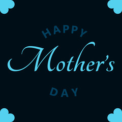 Happy Mother's Day Calligraphy Background