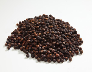 black pepper isolated