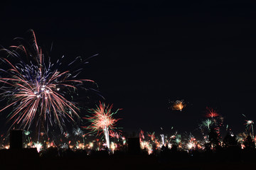 New Years Eve Night City