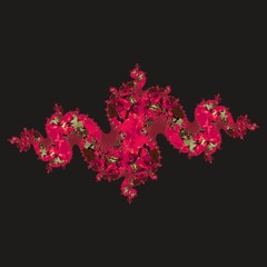 fractal pattern background abstract wallpaper. symmetry 3d.