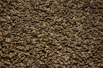 Gold Painted stucco wall texture