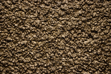 Gold Painted stucco wall texture