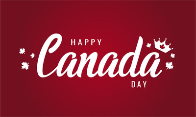 Canada day card or background. vector illustration.
