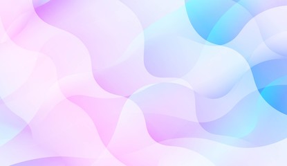 Template Abstract Background With Curves Lines, Wave Shape. Modern Screen Gradient Design. For Greeting Card, Flyer, Poster, Brochure, Banner Calendar. Vector Illustration.