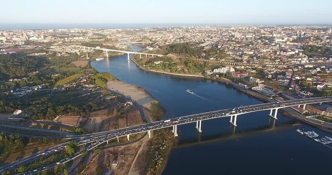 Porto bridge over Douro river