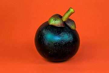 Mangosteen on the background