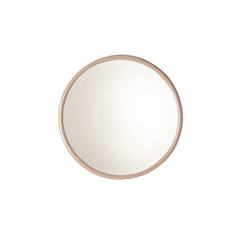 White plate, bowl with a gold border. View from above, egg stand.