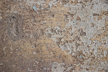 Worn rough wall surface texture