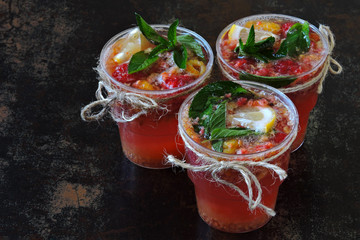 Fresh cold homemade lemonade. Raspberry summer lemonade. Keto diet. Keto drinks. Vitamin detox drink.