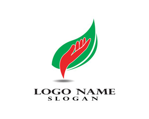 Hand Care Logo Template vector icon Business