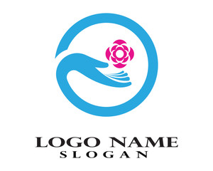 Hand Care Logo Template vector icon Business