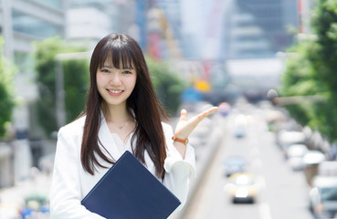 ビジネスウーマン　東京　渋谷
