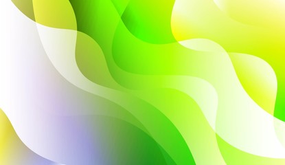 Blurred Decorative Design In Abstract Style With Wave, Curve Lines. For Design, Presentation, Business. Vector Illustration with Color Gradient.