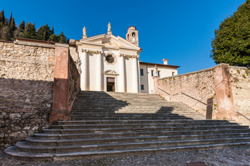 Obraz premium The town of Marostica in Italy