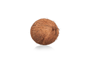 coconuts isolated on the white background