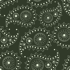 Simple paisley pattern