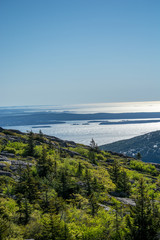 Ocean View from Mountain Top