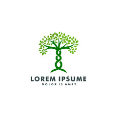 Obraz premium Tree logo template. nature icon design - vector