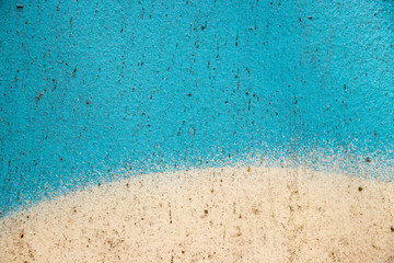 Teal grunge dirty wall texture background