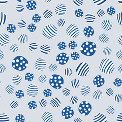 Abstract pebble seamless pattern. Hand drawn stones wallpaper.