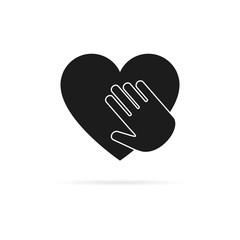 Honesty icon symbol with shadow