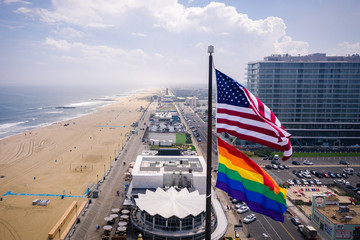 Aerial of Asbury Park New Jersey