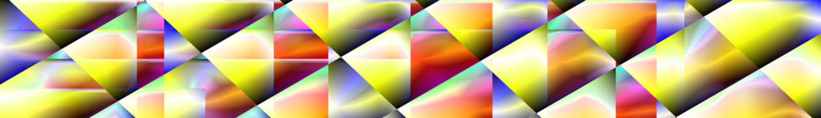 Digital Art, panoramic abstract three-dimensional objects with soft lighting, Germany