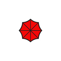 Umbrella logo icon design vector template