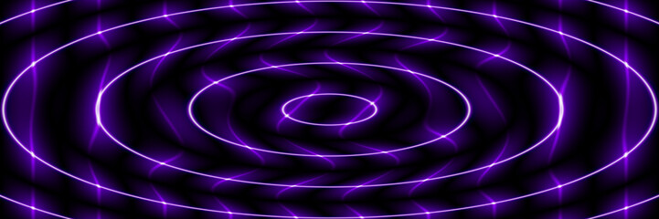 Digital Art, panoramic abstract three-dimensional objects with soft lighting, Germany