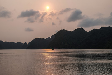 sunset at Cat Ba island, Vietnam