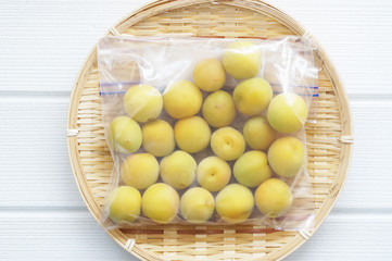 完熟梅の保存