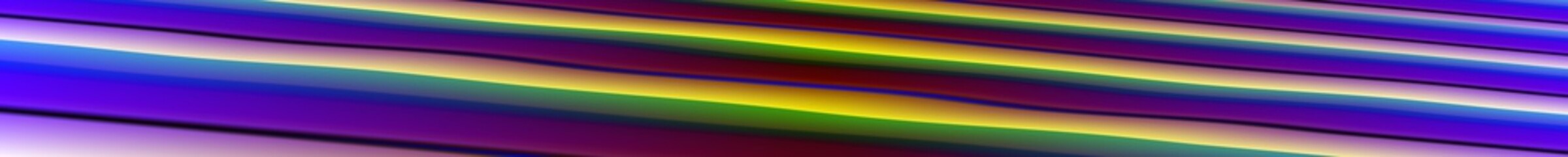 Digital Art, panoramic abstract three-dimensional objects with soft lighting, Germany