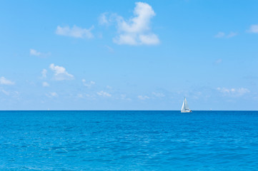 Obraz premium Beautiful beach, Kathisma beach on Lefkada, Greece.