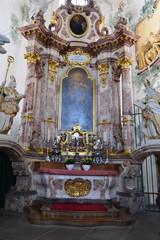 Fototapeta na wymiar Hochaltar der Stiftskirche St. Gallen - Schweiz