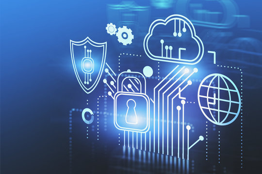 Cyber security and cloud computing interface