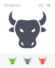 Bull Head - Carbon Icons