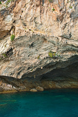 Fototapeta na wymiar Cave of Papanikolis, Meganisi, Lefkas, Greece - Ionian sea