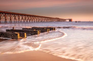 Steetley Pier sunrise