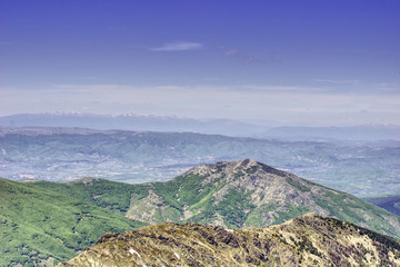 view of mountains