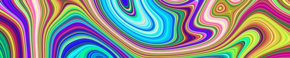 Fototapeta premium Psychedelic web abstract pattern and hypnotic background, burlesque zine culture.