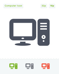 Desktop Computer - Sticker Icons