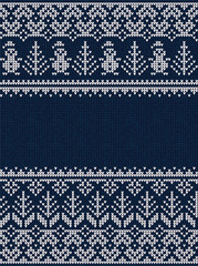 Ugly sweater Merry Christmas party ornament background seamless pattern