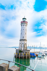 Der neue Leuchtturm in Lindau am Bodensee