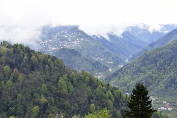 view of mountains