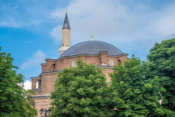 Fototapeta na wymiar Banya Bashi Mosque, Sofia, Bulgaria.
