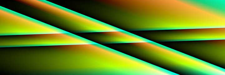 Digital Art, panoramic abstract three-dimensional objects with soft lighting, Germany