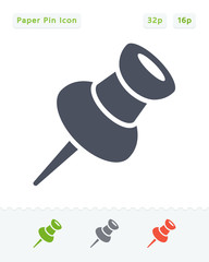 Paper Pin - Sticker Icons
