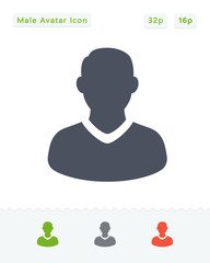 Male Avatar - Sticker Icons