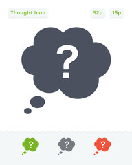 Question & Thought - Sticker Icons