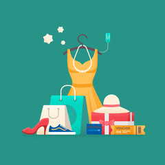 Shopping concept. Sales